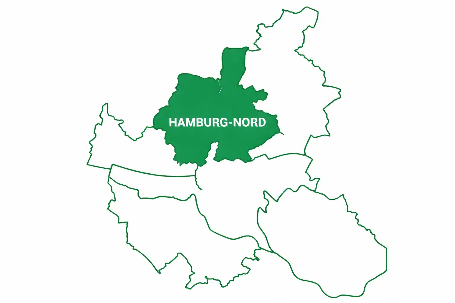 Hamburg karte Karte von Hamburg