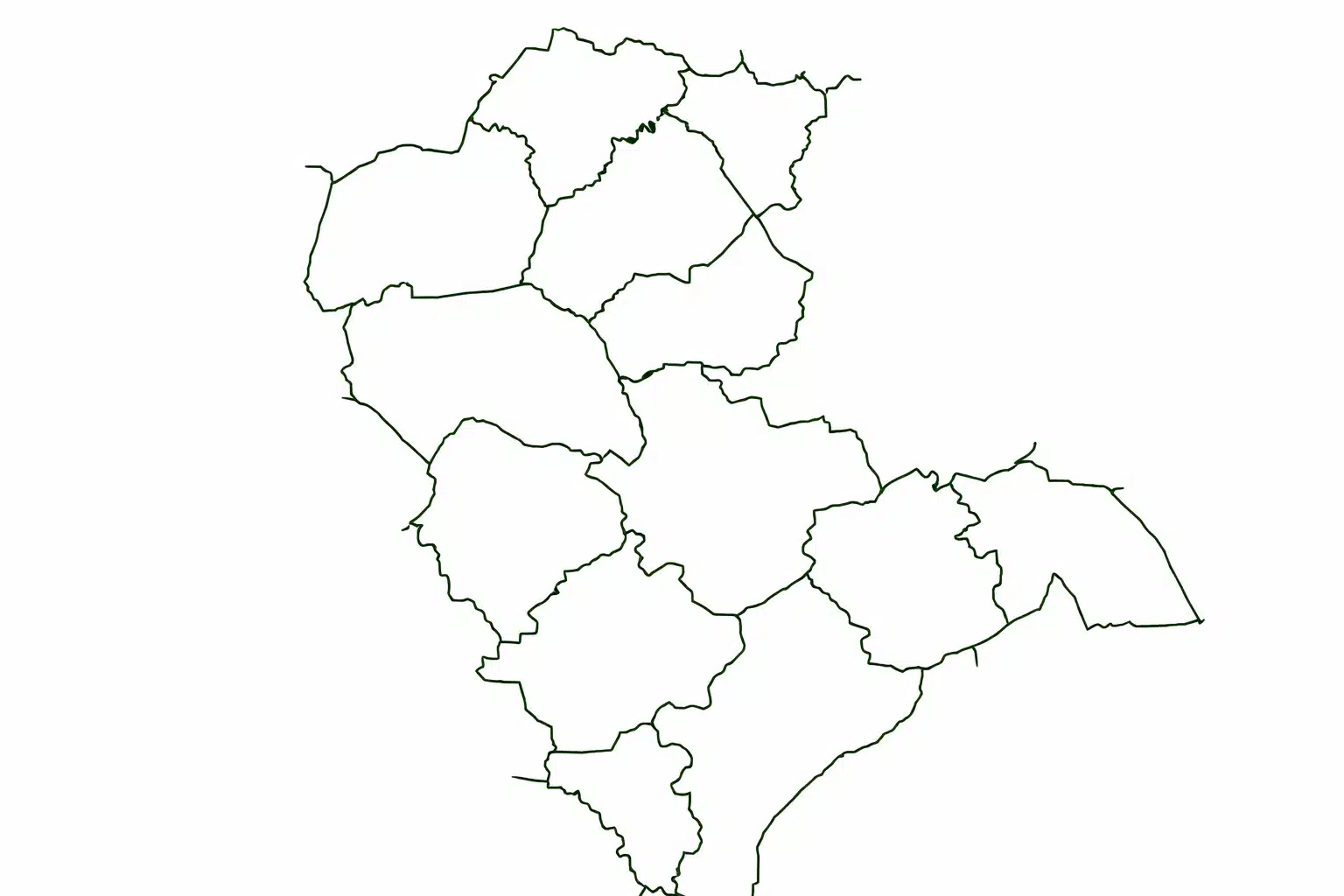 Karte Kreis Gütersloh Karte vom Kreis Gütersloh